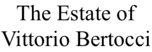 The estate of Vittorio Bertocci